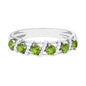 Designer Anniversary Ring with Peridot and Diamond