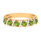 Designer Anniversary Ring with Peridot and Diamond