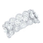 Designer Certified Moissanite Wedding Band for Women