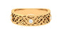 Bezel Set Round Diamond Filigree Ring