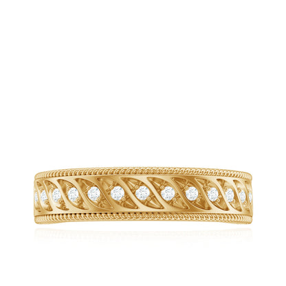Designer Diamond Wedding Band Ring for Women