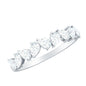 Natural Pear Shape Diamond Half Eternity Ring for Women