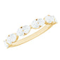 Heart Shaped Moissanite Wedding Band for Women