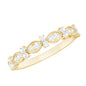 Designer Diamond Half Eternity Ring for Valentines