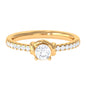 Genuine Diamond Promise Ring for Proposal