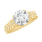 2 Carat Moissanite Double Prong Vintage Engagement Ring