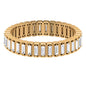 Natural Baguette Diamond Eternity Wedding Band