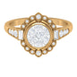 Diamond Vintage Illusion Engagement Ring
