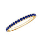 Certified Lab Grown Blue Sapphire Eternity Ring for Women