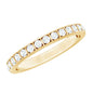Bar Set Moissanite Half Eternity Band For Women