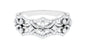 Art Deco Inspired Diamond Wedding Band for Women