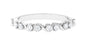 Natural Diamond Half Eternity Infinity Ring for Valentines