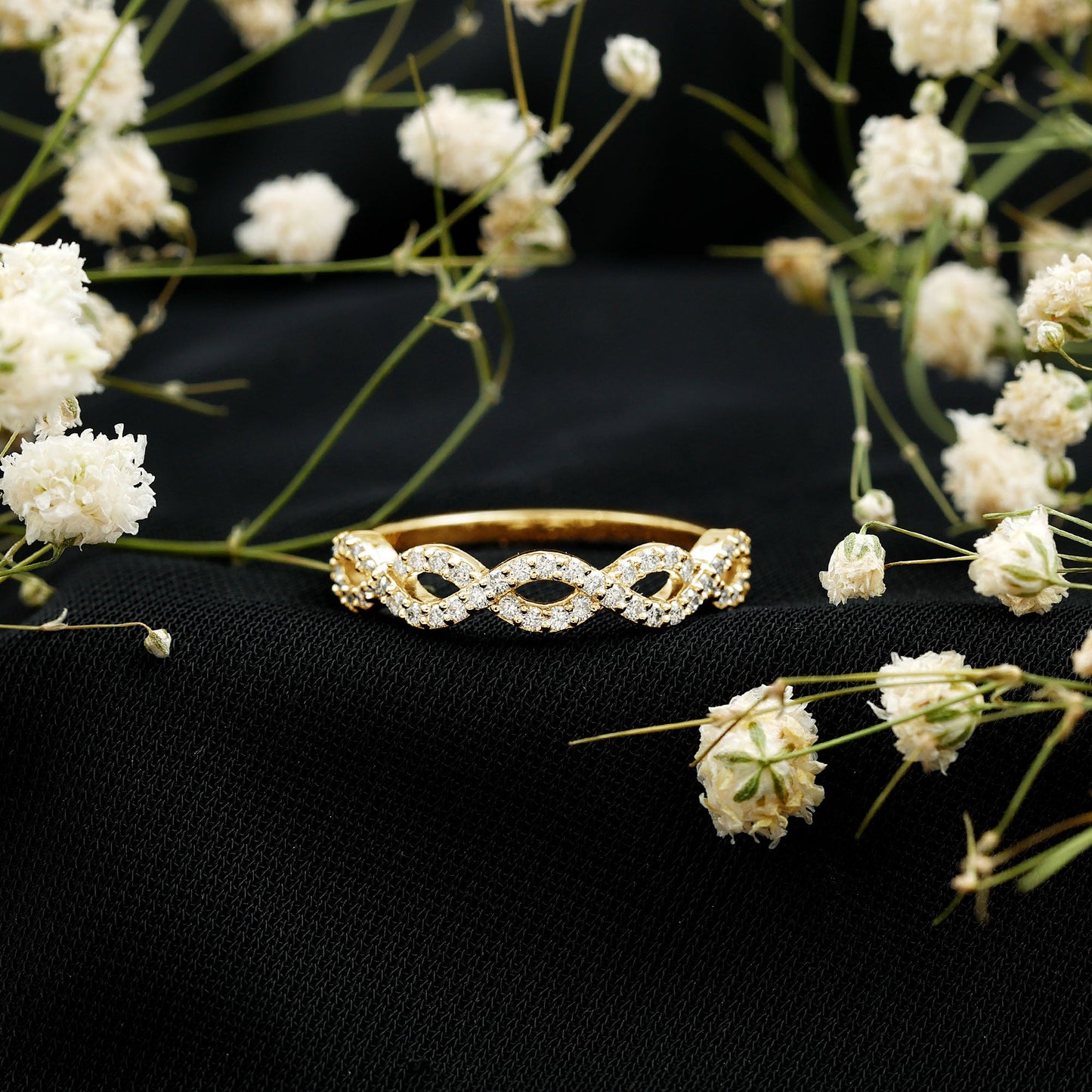 Certified Diamond Infinity Eternity Band