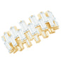 Certified Moissanite Baguette Eternity Band Ring