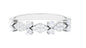 Art Deco Inspired Diamond Half Eternity Ring for Women