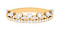 Natural Diamond Half Eternity Ring in Crown Style