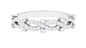 Designer Natural Diamond Infinity Half Eternity Ring