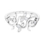 Nature Inspired Diamond Vine Ring for Women