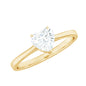 Certified 1.5 Carat Moissanite Heart Ring For Women