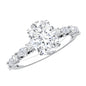 2 Carat Oval Lab Grown Diamond Engagement Ring with IGI Certificate