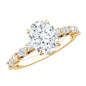 2 Carat Oval Lab Grown Diamond Engagement Ring with IGI Certificate