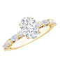 1 Carat IGI Certified Oval Cut Lab Grown Diamond Solitaire Engagement Ring