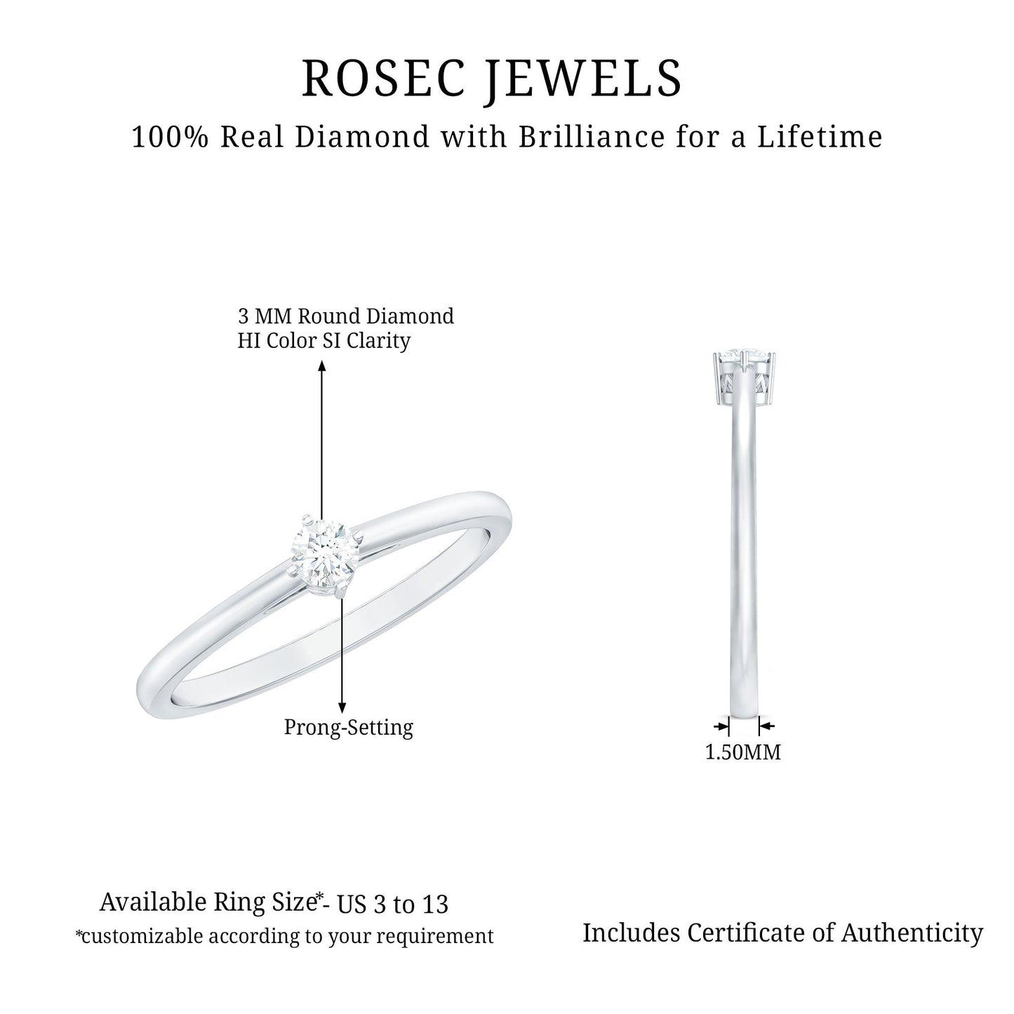 Diamond Promise Ring For Her