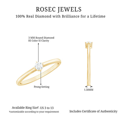 Diamond Promise Ring For Her