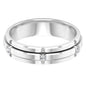 Natural Mens Diamond Band Ring with Certificate