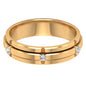 Natural Mens Diamond Band Ring with Certificate