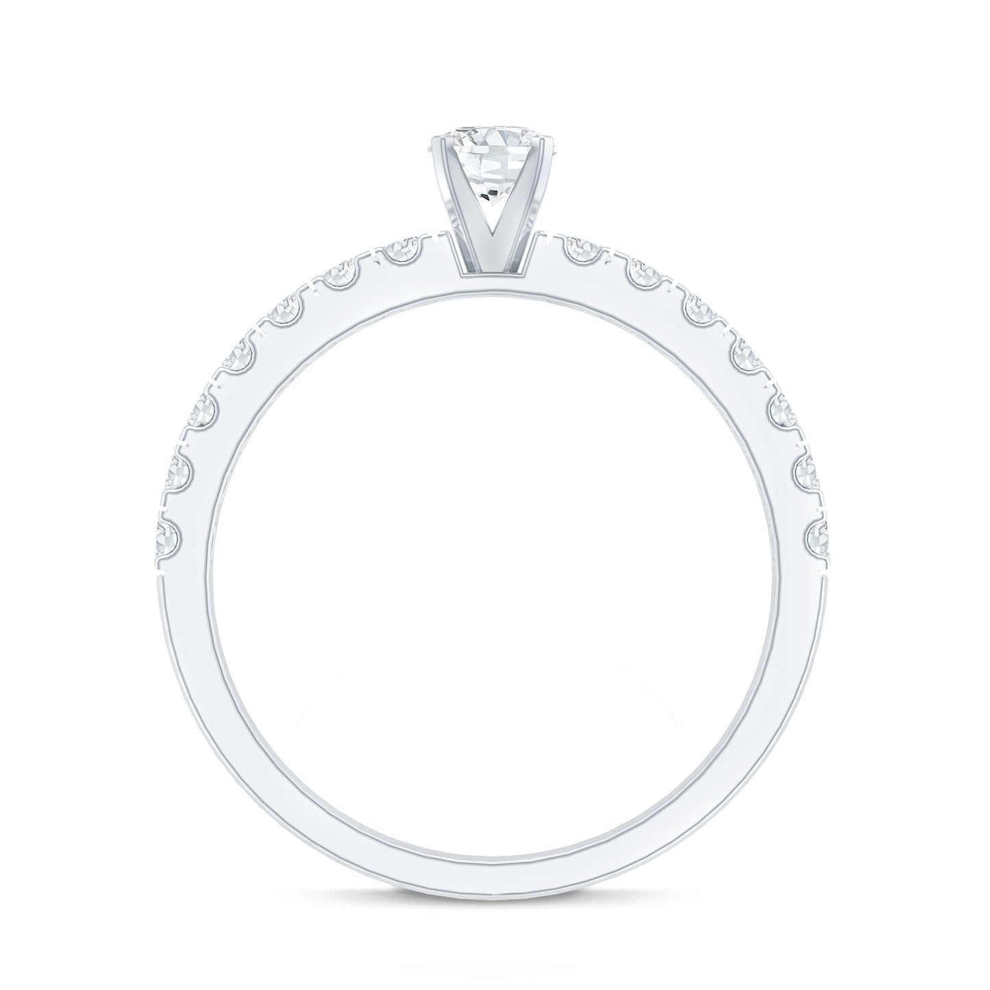 Natural Diamond Promise Ring for Engagement
