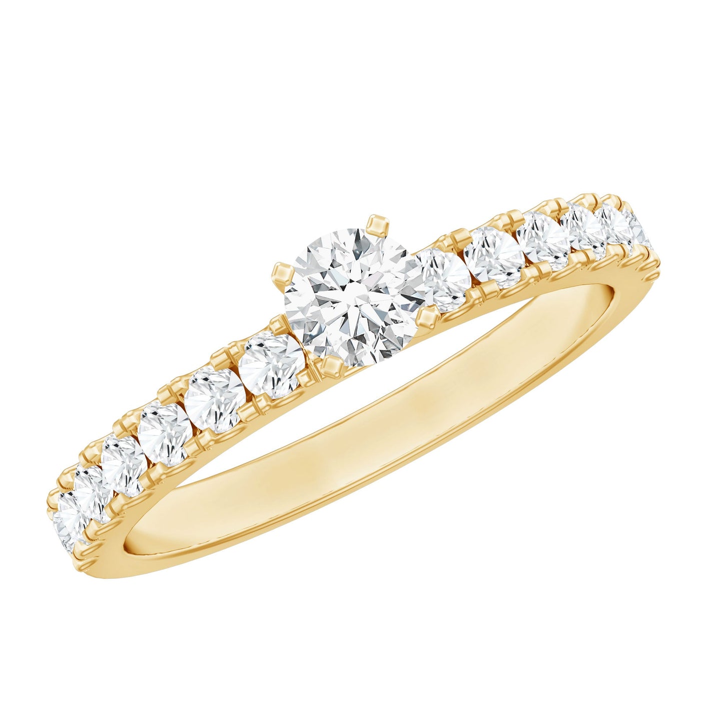 Natural Diamond Promise Ring for Engagement