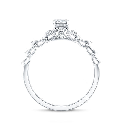 Genuine Diamond Minimalist Promise Ring with Certificate