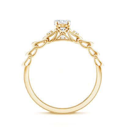 Genuine Diamond Minimalist Promise Ring with Certificate