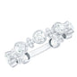 Certified Moissanite Stackable Wedding Band in Bezel Setting