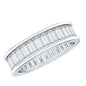 Certified Moissanite Channel Set Eternity Band