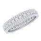 Certified Baguette Moissanite Eternity Wedding Band for Women