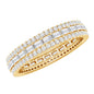 Certified Baguette Moissanite Eternity Wedding Band for Women