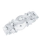 Vintage Inspired Moissanite Beaded Wedding Band
