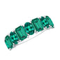 Certified Lab Grown Emerald Wedding Anniversary Band