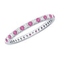 Pink Tourmaline and Diamond Stackable Ring