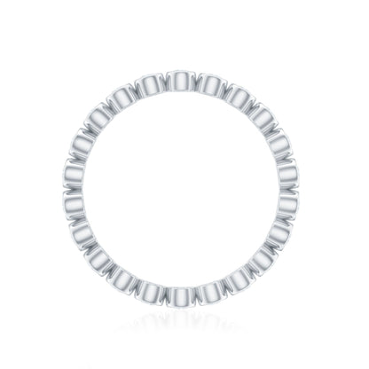 Real Diamond Eternity Ring in Bezel Setting