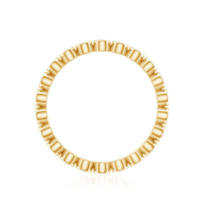 Real Diamond Eternity Ring in Bezel Setting