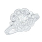 Vintage Looking Diamond Engagement Ring for Women