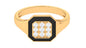 Vintage Style Diamond Engagement Ring for Men