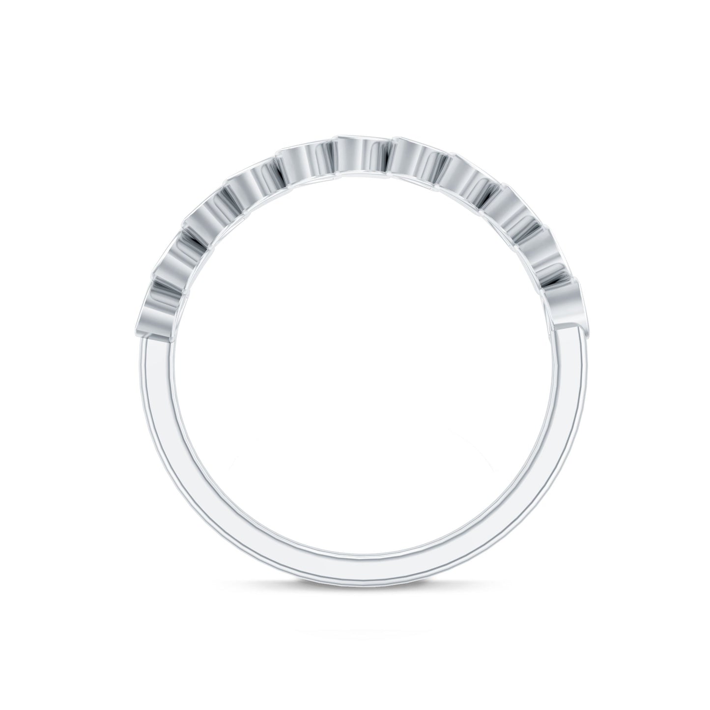 Natural Diamond Marquise Half Eternity Ring for Women