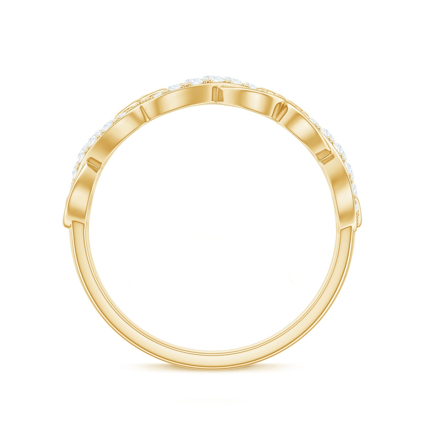 Certified Diamond Infinity Band Ring