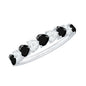 Lab Created Black Diamond Heart Half Eternity Ring with Diamond