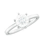 Natural Diamond Promise Ring in Illusion Setting
