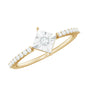 Genuine Diamond Promise Ring in Illusion Setting